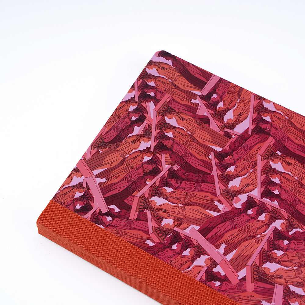 A5 Cosmo Air Light Dot Grid Notebook: Caryatids