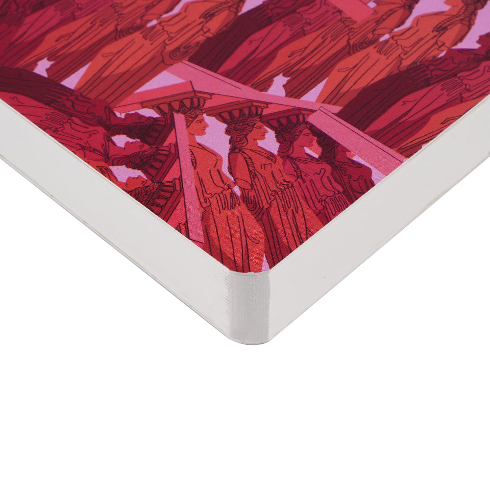 A5 Cosmo Air Light Dot Grid Notebook: Caryatids