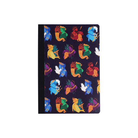 A5 Cosmo Air Light Dot Grid Notebook: Roman Gods