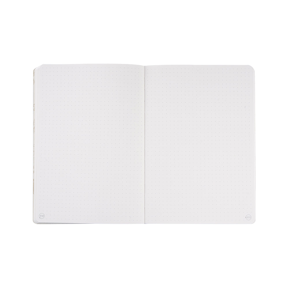 A5 Cosmo Air Light Dot Grid Notebook: Marine Mosaic