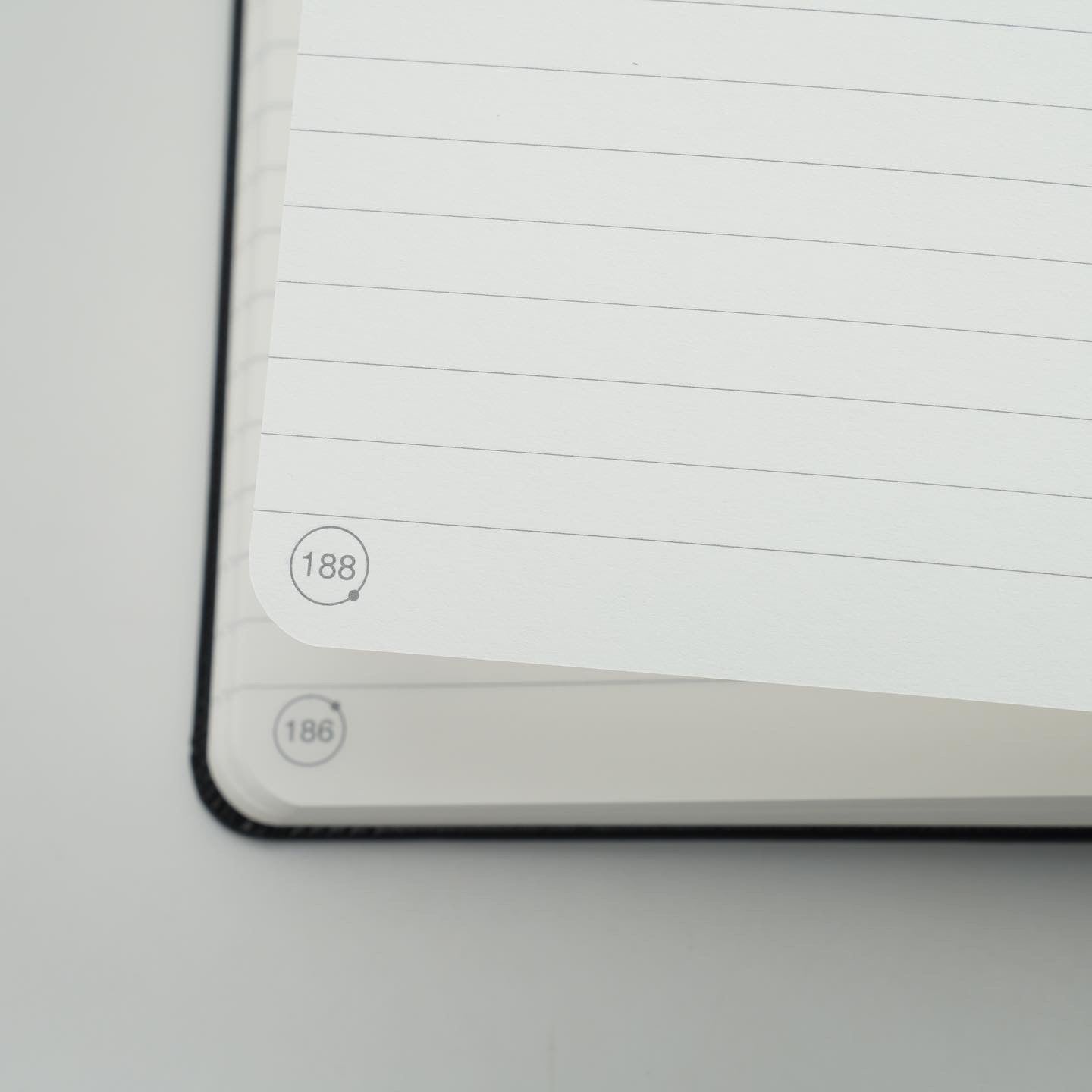 300 PAGE A4 TOMOE RIVER NOTEBOOK - BLACK HOLE