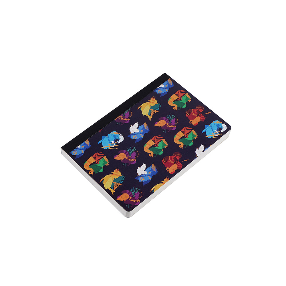 A5 Cosmo Air Light Dot Grid Notebook: Roman Gods – Odyssey Notebooks