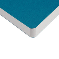 A5 Cosmo Air Light Dot Grid Notebook: Plain Teal